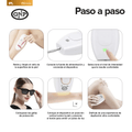Ajustá la potencia según tu comodidad y la zona a tratar.