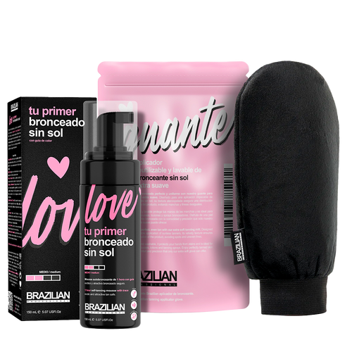 Kit autobronceante para rostro y cuerpo Brazilian Love
